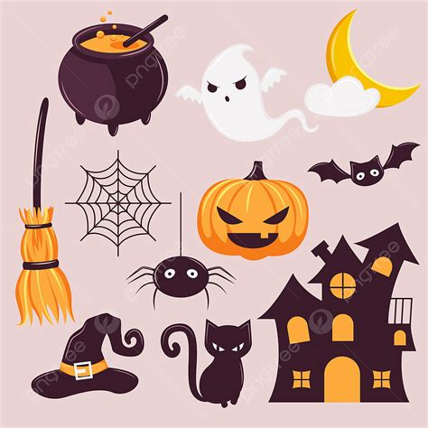 Halloween Element Vector Hd Png Images Cartoon Halloween Elements