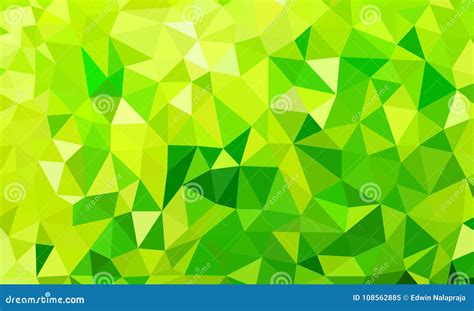 Low Poly Background Green Color Stock Vector Illustration Of Colorful