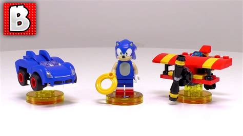 Lego Dimensions Sonic The Hedgehog Figure And Sonic Speedster Car