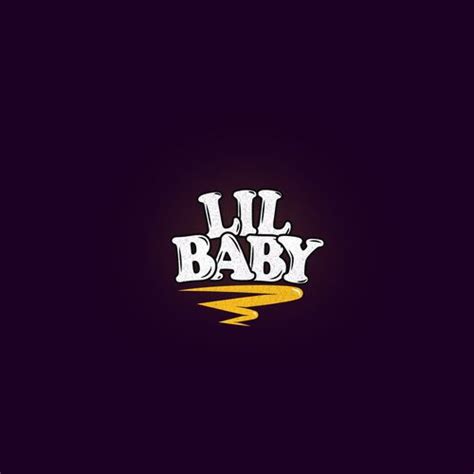 Lil Baby Bubble Letters Logo For A Rapper Named Lil
