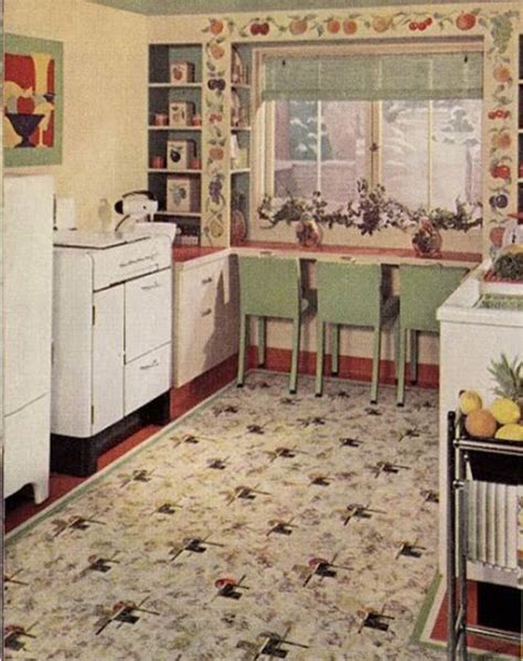 21 Early 1940s Interior Designs By Hazel Del Brown Of Armstrong Floors