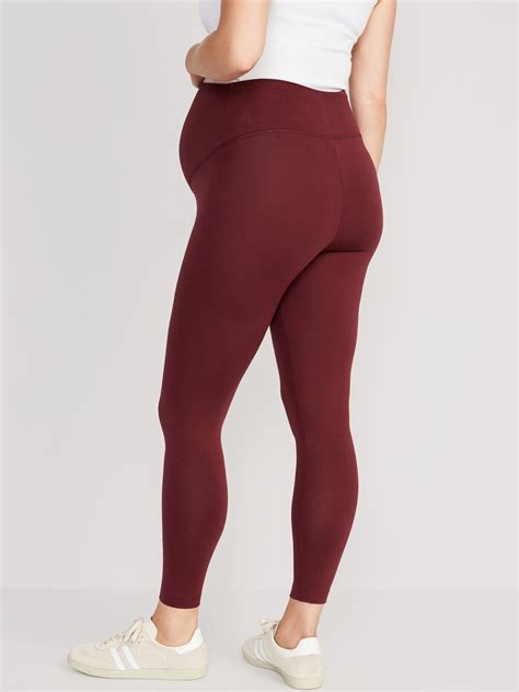 Maternity Full Panel Jersey Leggings Old Navy