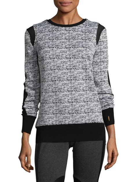 Blanc Noir Ribbed Texture Sweatshirt | Texture sweatshirt ...