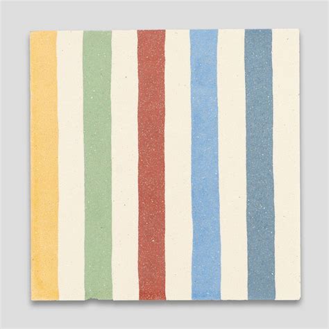 Rainbow Stripes Encaustic Cement Tile Otto Tiles And Design Encaustic