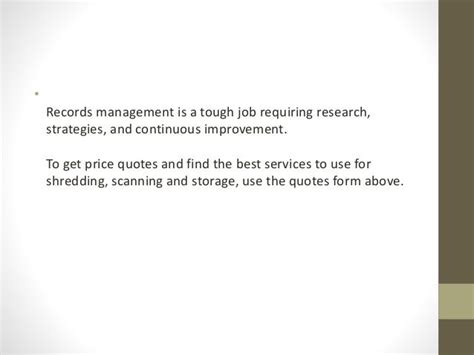 What Is Records Management