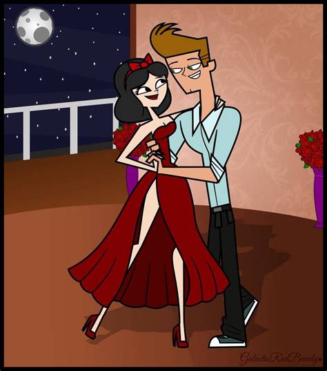 Topherxella Lets Dance Redrawn By Galactic Red Beauty On Deviantart Total Drama Island
