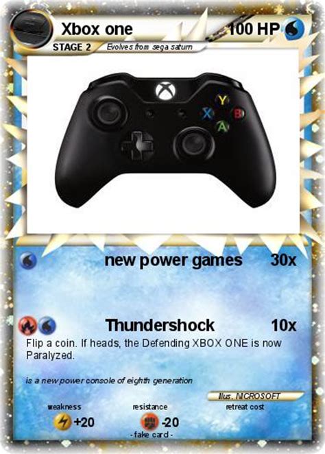 Pokémon Xbox One 6 6 New Power Games My Pokemon Card