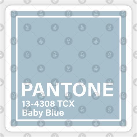 Pantone 13 4308 Tcx Baby Blue Pantone 13 4308 Tcx Baby Blue Sticker