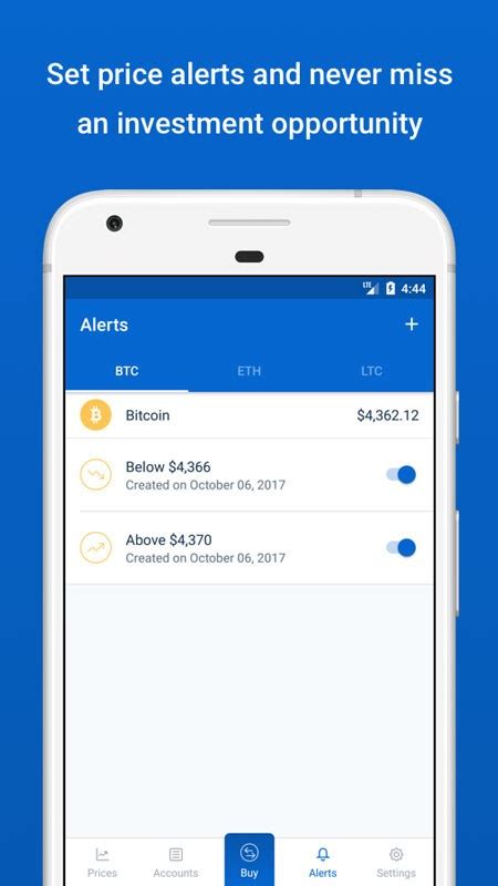 Coinbase is a secure platform that makes it easy to buy, sell, and store cryptocurrency like bitcoin, ethereum, and more. Coinbase 5.0.10 دانلود برنامه خرید و فروش و کیف پول ارز ...