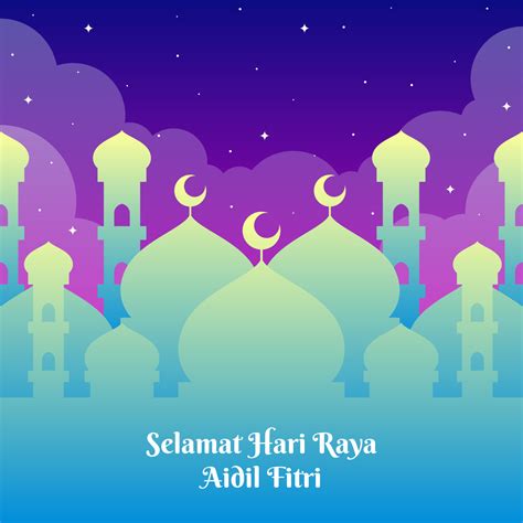 Selamat Hari Raya Idul Fitri Template Serat