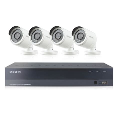 Samsung All In One 4 Camera 4 Channel Cctv Home Surveillance Security