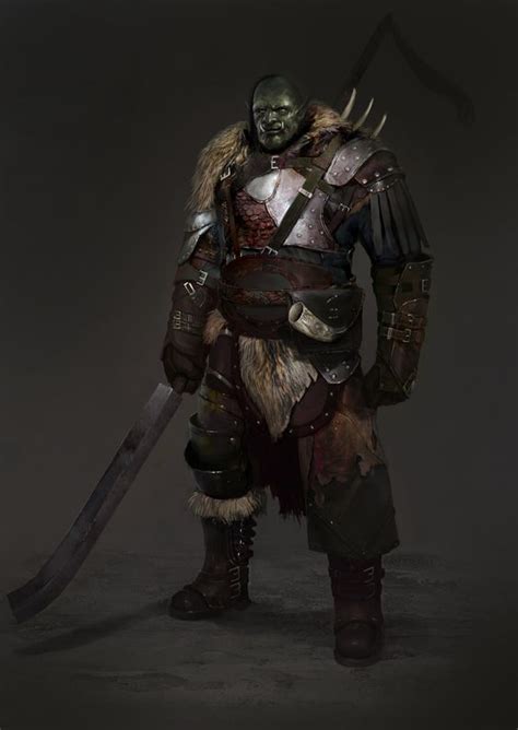 Typical Bandit Like Equipment This Is An Orc Bandit With A Glaive