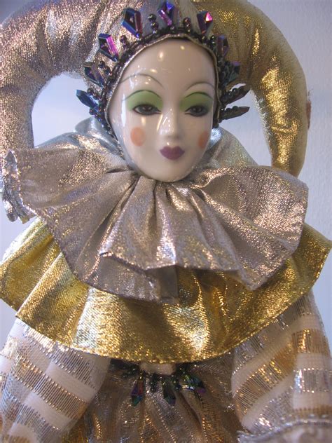 Blackmagic Antique Porcelain Dolls Porcelain Doll Costume Vintage Clown