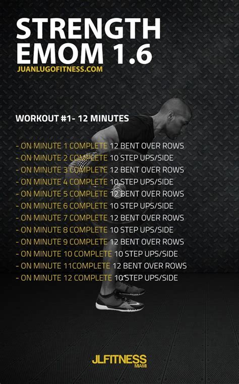 Emom Workout Emom Workout Strength Workout Bodyweight Workout