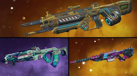 All Weapon Skins In The Evolution Collection Event For Apex Legends