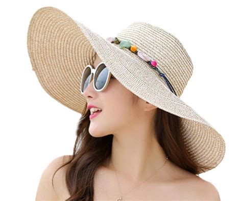 Kaum eine frau träumt nicht von jenem großen moment, in dem sie, in ein prächtiges… Qingsun Damen Frauen Sonnenhut Stroh Hut Groß Krempe ...