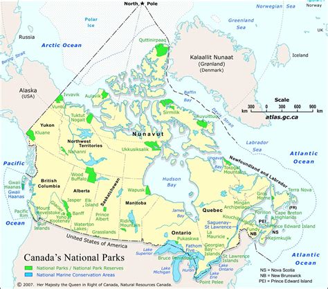 32 Map Of Canadian National Parks Maps Database Source