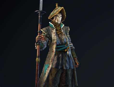 For Honor Samurai Hero Character Turnaround