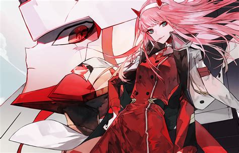 Zero Two X Zero Two Hd Wallpaper Darling In The Franxx Submitted