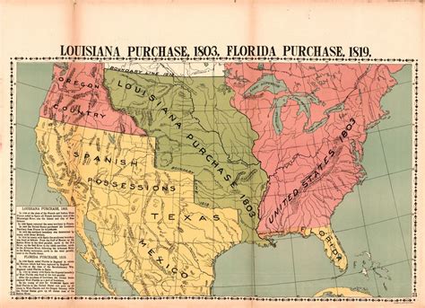 Louisiana Purchase 1803 Map