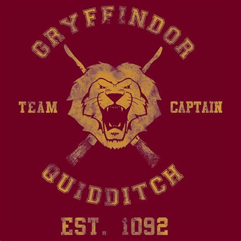 Gryffindor Quidditch Team Captain T Shirt