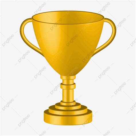 Gold Trophy Cup Clipart PNG Images Realistic 3d Trophy Gold Cup