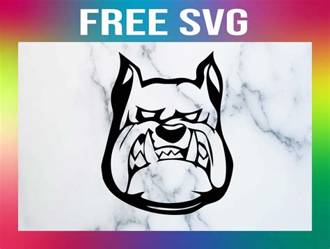 Free Bulldog Svg