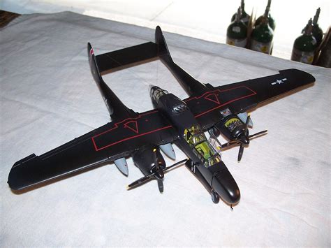 Revell Monogram P Black Widow Plastic Model Airplane Kit Scale