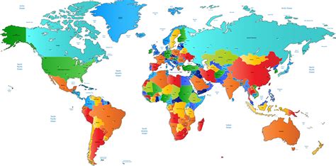 Top World Map Png High Resolution Parade World Map With Major Countries