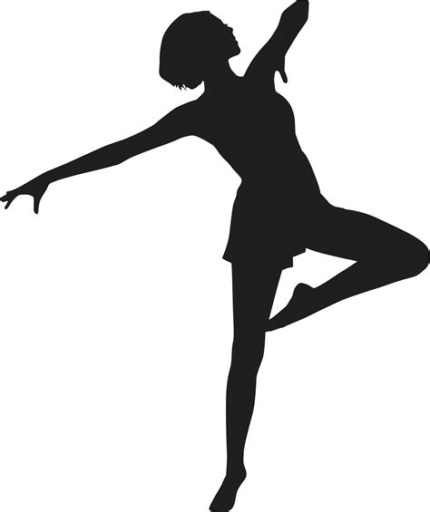 Dancer Silhouette Arabesque Free Download On Clipartmag