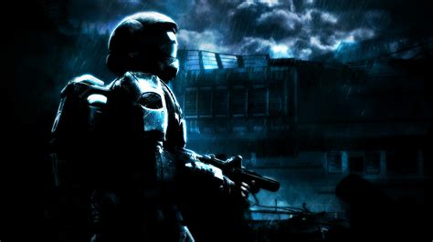 Odst Dark Full Hd Wallpaper And Background Image 2560x1440 Id423482