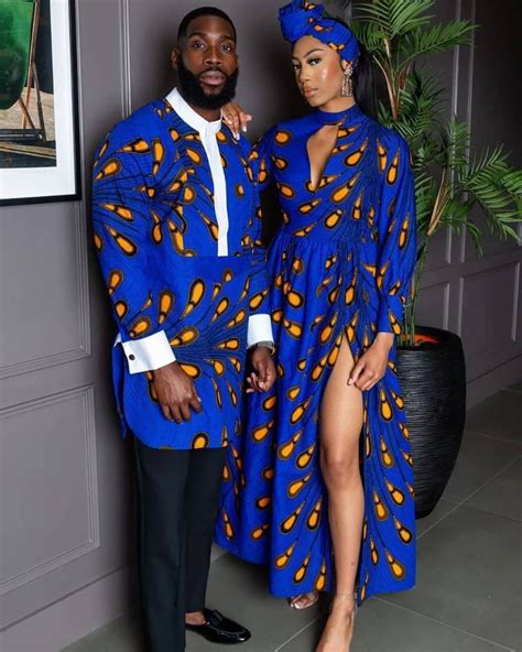 Couples Matching African Clothing African Couples Engagement Etsy