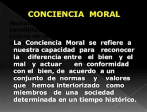 Identifica Qué Es La Conciencia Moral Brainlylat