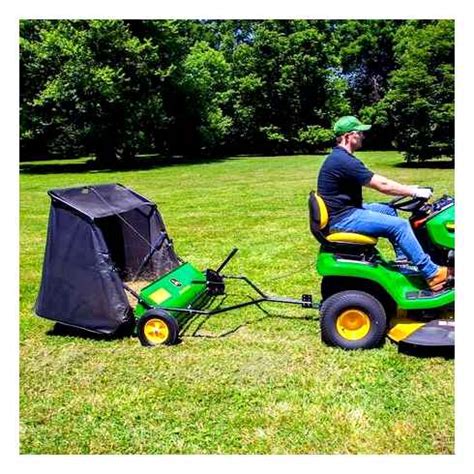Garden Tractor Lawn Sweeper Best Lawn Sweepers Push Tow Behind And