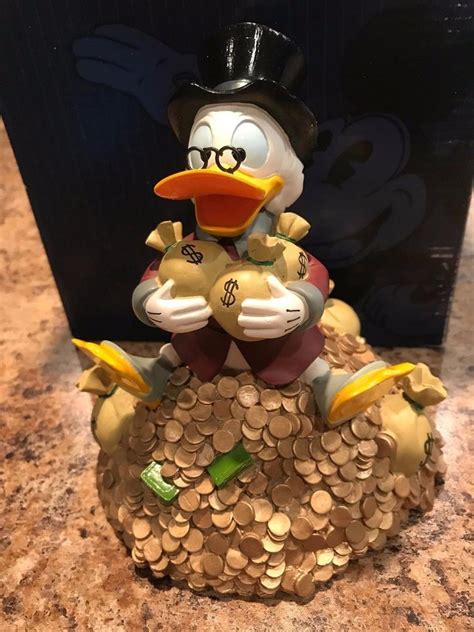 Disney Enesco Uncle Scrooge Mcduck Bank Figurine Statue 4020897 New In