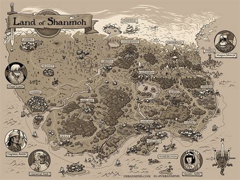 A Fantasy Map I Made Rworldbuilding