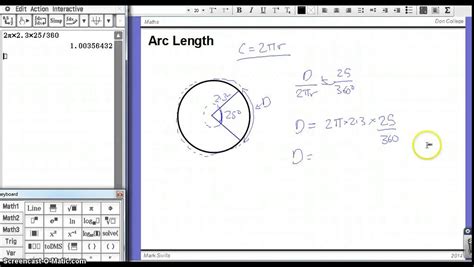 Arc Length Geometry Youtube