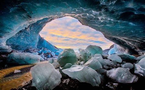 Ice Cave In Skaftafell Beautiful Iceland Random Beauty