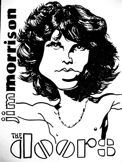 Caricatura De Jim Morrison The Doors Movie Posters Poster Movies