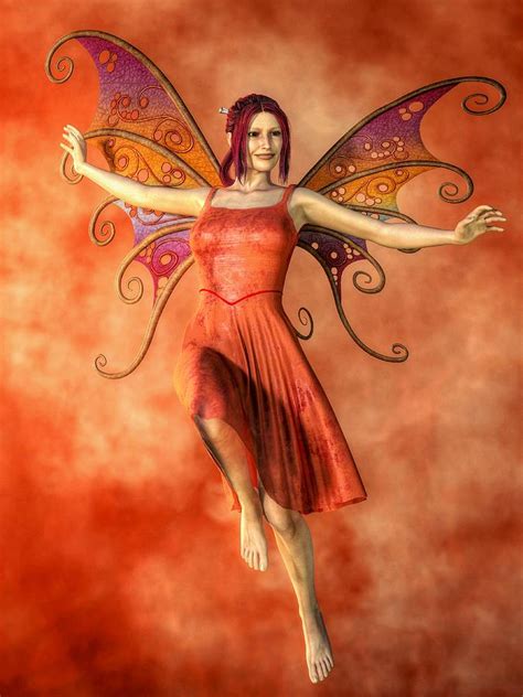 Fire Fairy Digital Art By Kaylee Mason Pixels
