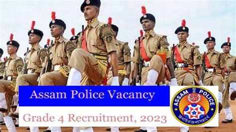 Government Jobs SLPRB Assam Police Recruitment 2023 For Grade 4 New