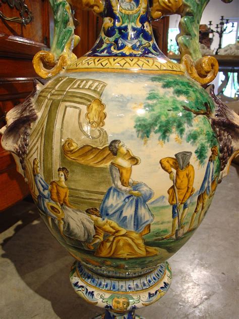 Pair Of Antique Italian Vases Circa 1885 At 1stdibs Italian Vases