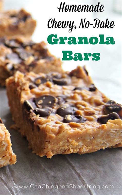 20 ideas for diabetic granola bar recipes is one of my favored things to prepare with. Homemade Chewy, No-Bake Granola Bars Recipe | No bake ...
