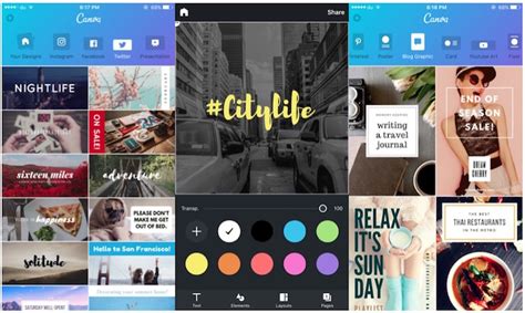 Canva Iphone App For Graphic Design And Photo Editing