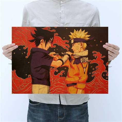 Poster Naruto Vs Sasuke La Boutique Naruto