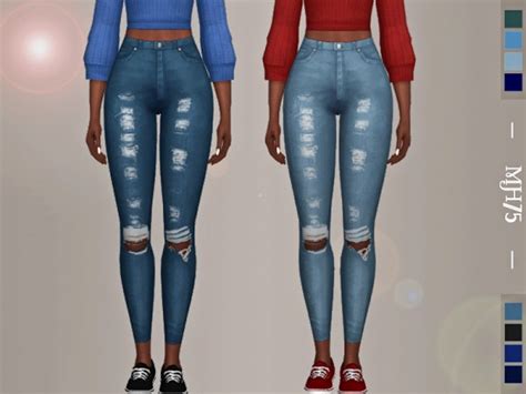 The Sims Resource Rona Jeans By Margeh 75 Sims 4 Downloads