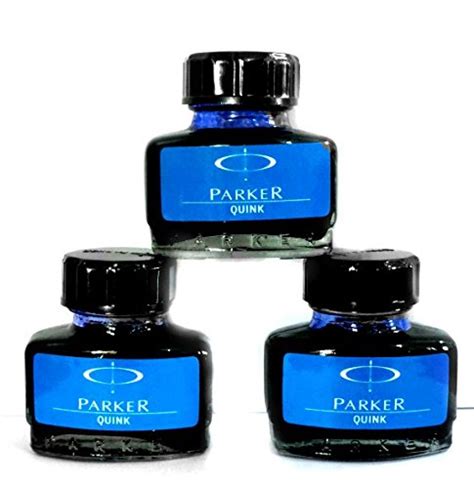 Parker Quink Ink Bottle Blue 9000016675pack Of 3 Office