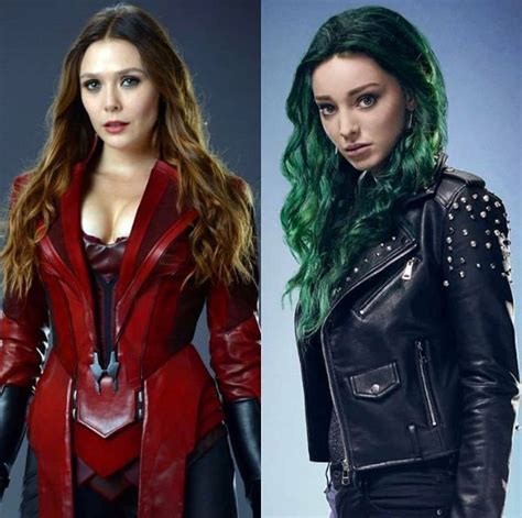 Magneto’s Daughters Wanda Maximoff And Lorna Dane ️💚 Super Herói Herois Escarlate