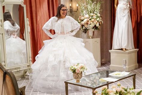 Mayim Bialik Isnt Sure How Much She Liked Wearing A Wedding Dress On The Big Bang Theory
