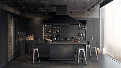 Types Of Luxury Dark Kitchen Designs Completed With Modern And Stylish